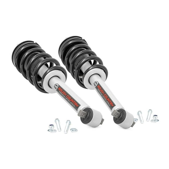 Rough Country 5" N3 Loaded Struts | (fits) 2007-2013 Chevy Silverado GMC Sierra 1500 | Coil Spring Struts | 500031