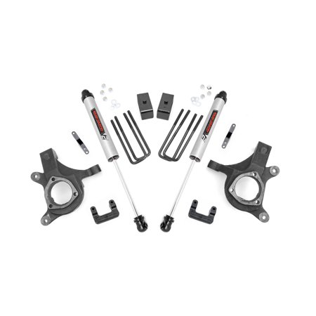 Rough Country 5" V2 Lift Kit for 07-13 Chevy/GMC 1500 2WD - 10870 Fits select: 2008-2009 CHEVROLET SILVERADO, 2011 CHEVROLET SILVERADO K1500 LT
