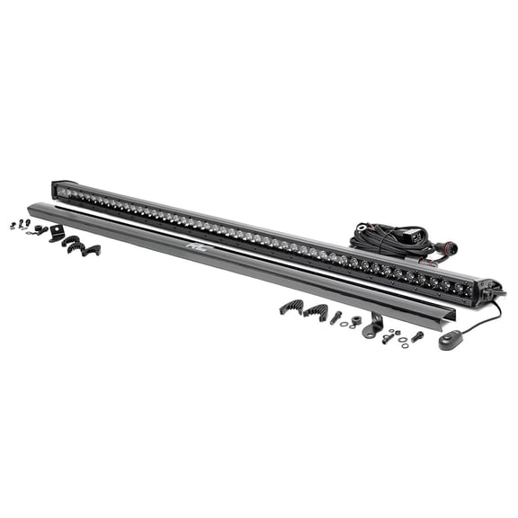 Rough Country 50" Black Series Single Row CREE LED Light Bar - 70750BL