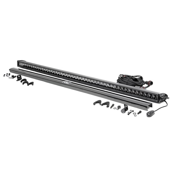 Rough Country 50" Black Series Single Row CREE LED Light Bar - 70750BL