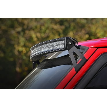 Rough Country 50" LED Windshield Brackets for 1984-2001 Jeep Cherokee XJ - 70517