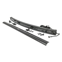 Rough Country 54" Black Series Curved Dual Row DRL CREE LED Light Bar - 72954BD