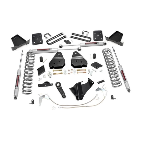 Rough Country 6" Lift Kit (fits) 2015-2016 Super Duty F250 4WD Diesel w/Overload Springs includes N3 Shocks 548.20
