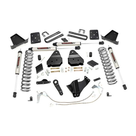 Rough Country 6" Lift Kit fits 2015-2016 Super Duty F250 Gas 4WD w/Overload Springs includes V2 Monotube Shocks 54970
