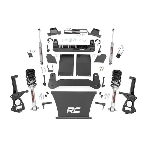 Rough Country 6" Lift Kit (fits) 2019-2021 Chevy Silverado 1500 | N3 Loaded Struts / Shocks | Knuckles | 21732