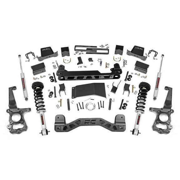 Rough Country 6" Lift Kit w/N3 Struts for 2015-2020 Ford F-150 4WD - 55731