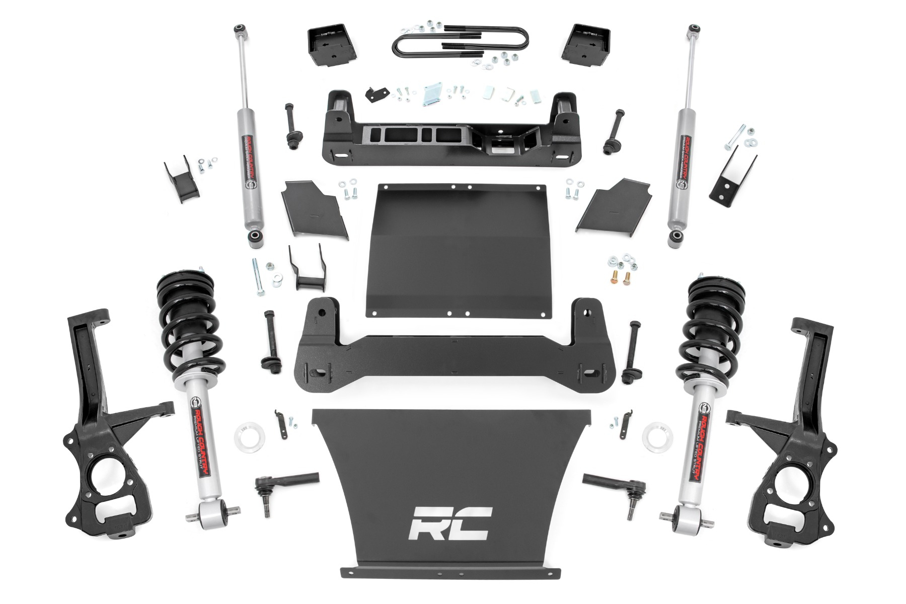 Rough Country 6" Lift Kit w/N3 Struts for 20192024 GMC Sierra 1500