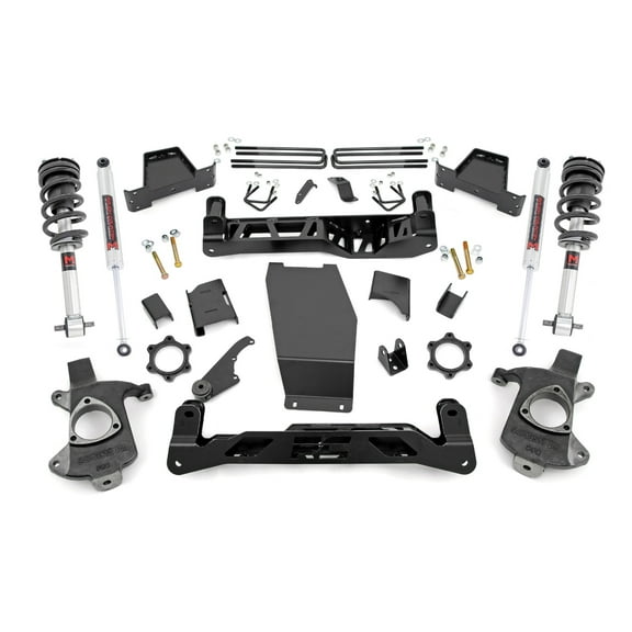 Rough Country 6" M1 Strut & Shock Lift Kit for 14-18 Chevy/GMC 1500 4WD - 22641 Fits select: 2014-2018 CHEVROLET SILVERADO, 2014-2018 GMC SIERRA