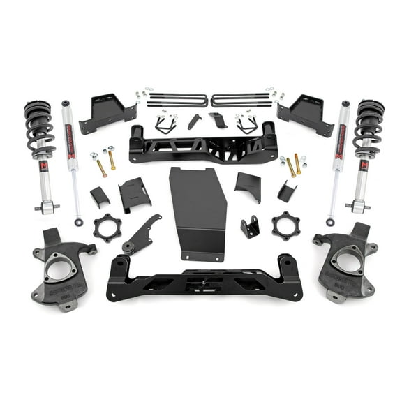 Rough Country 6" M1 Strut & Shock Lift Kit for 14-18 Chevy/GMC 1500 4WD - 22740 Fits select: 2014-2018 CHEVROLET SILVERADO, 2014-2018 GMC SIERRA