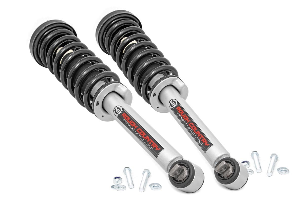 Rough Country 6" N3 Loaded Struts (fits) 2014-2020 F150 4WD | Lifted Coil Spring Struts | 500052