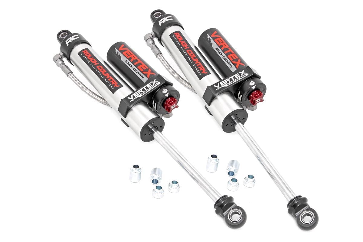 Rough Country 6" Rear Vertex Adjustable Shocks for 20-22 Jeep Gladiator - 699026 Fits select: 2021 JEEP GLADIATOR RUBICON, 2023 JEEP GLADIATOR SPORT