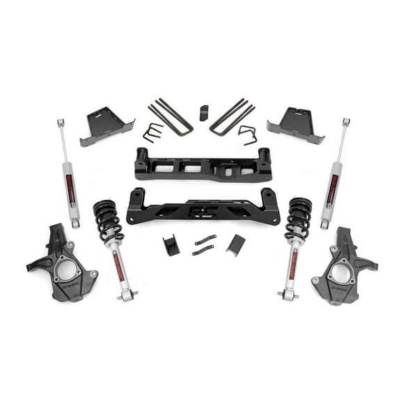 Rough Country 7.5" Lift Kit (fits) 2007-2013 Chevy Silverado GMC Sierra 1500 2WD | N3 Loaded Struts/Shocks | 26331