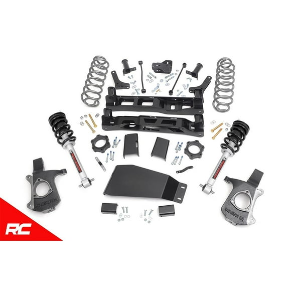 Rough Country 7" Lift Kit compatible w/ 2007-2013 Chevy Suburban GMC Yukon XL 1500 Knuckle Suspension System