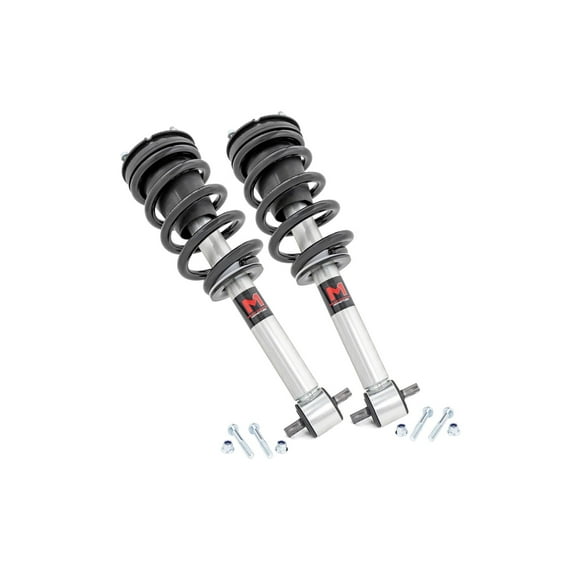 Rough Country 7" M1 Monotube Loaded Struts for 14-18 Chevy/GMC 1500 - 502035 Fits select: 2014-2018 CHEVROLET SILVERADO, 2014-2018 GMC SIERRA
