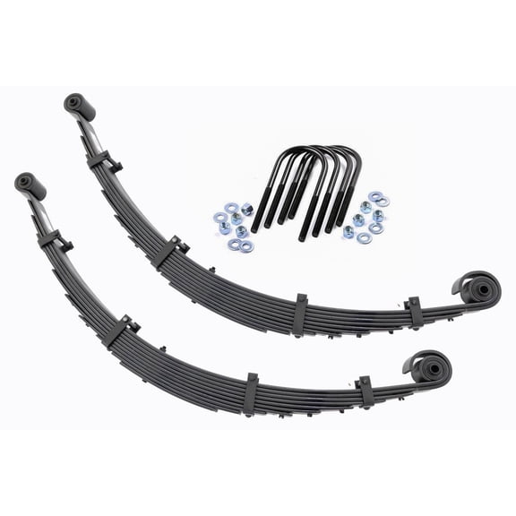 Rough Country 8" Front Leaf Springs for 1999-2004 Ford Super Duty - 8073Kit
