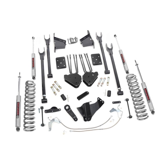 Rough Country 8" Lift Kit (fits) 2008-2010 Super Duty F250 F-350 4WD | Diesel | N3 Shocks | 4-Link Suspension | 592.20