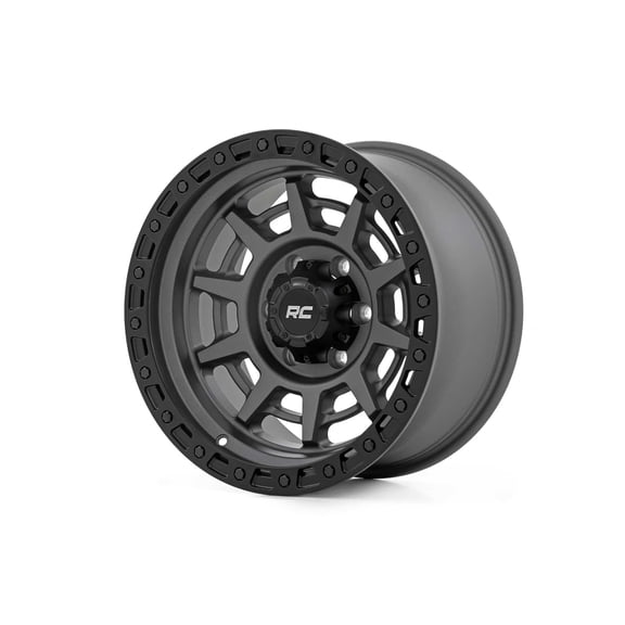 Rough Country 85 Series One-Piece 17x9 6x5.5 Gunmetal/Black Wheel - 85170912A