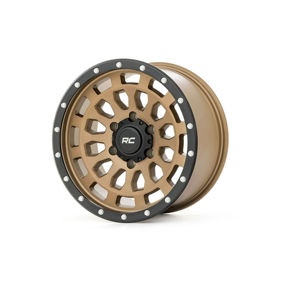 Rough Country 87 Series One-Piece 17x8.5 6x5.5 Bronze/Black Wheel - 87170912