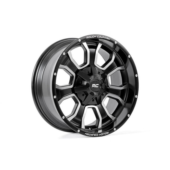 Rough Country 93 Series Matte Black Wheel