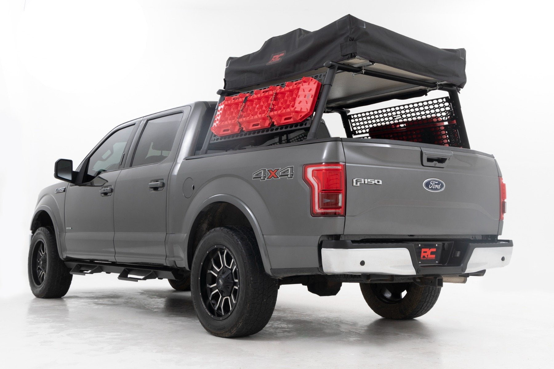 F150 Removal Racks Ladder Rack Rough Country Aluminum Bed Rack for Ford F-150 (2015-2023) - Truck ...