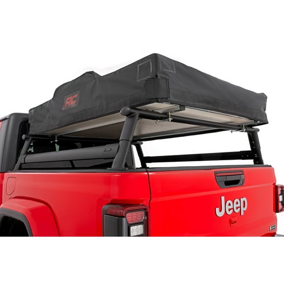 Rough Country Aluminum Bed Rack for 2020-2026 Jeep Gladiator | Half Rack - 10644