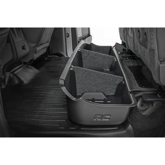 Rough Country Custom-Fit Under Seat Storage for 2009-2014 Ford F-150 - RC09241