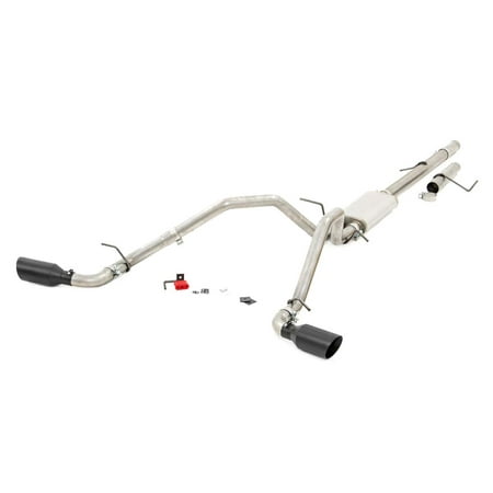 Rough Country Dual Cat-Back Exhaust for 09-13 Chevy/GMC 1500