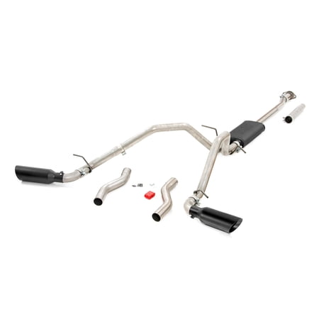 Rough Country Dual Cat-Back Exhaust for 19-22 Ram 1500 2WD/4WD