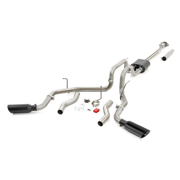 Rough Country Dual Cat-Back Exhaust for 2009-2014 F-150 2WD/4WD | V8 - 96010