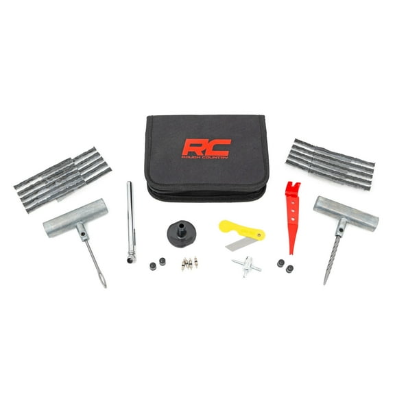 Rough Country Emergency Tire Repair Kit w/Carrying Case | 39 Pieces - 99060