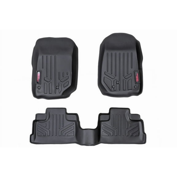 Rough Country Floor Mats for 2007-2013 Jeep Wrangler JK Unlimited - M-60712