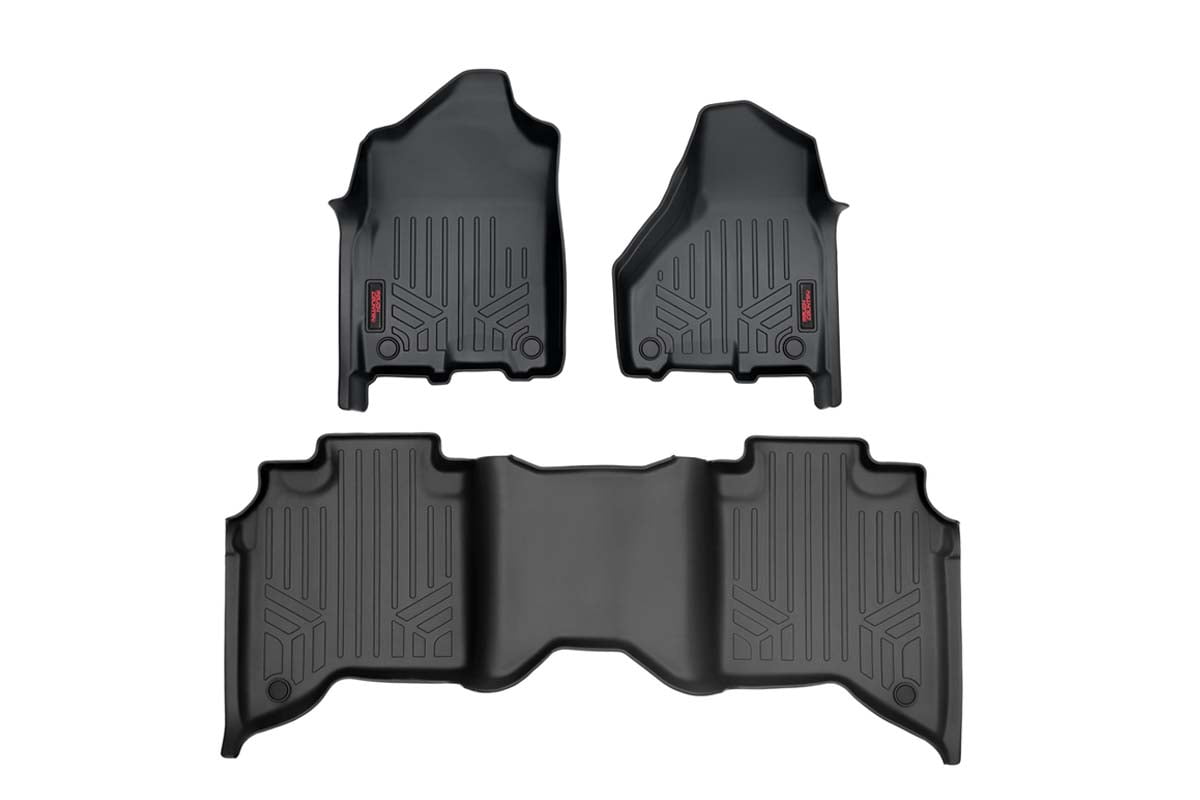 Rough Country Floor Mats for 20192022 Ram 2500/3500 Crew Cab M31430