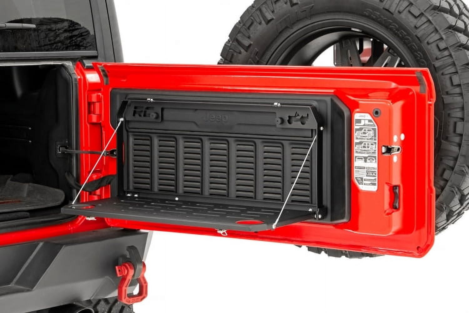 Rough Country Folding Rear Tailgate Table for 2018-2024 JL/JLU - 10625