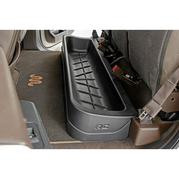 Rough Country Ford Custom-Fit Under Seat Storage for 15-23 Ford F-150 - RC09281A Fits select: 2015-2016,2022 FORD F150