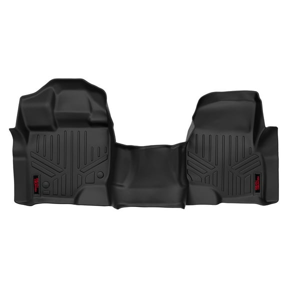 Rough Country Front Floor Mats for 2015-2025 Ford F-150 | Bench Seat - M-5115