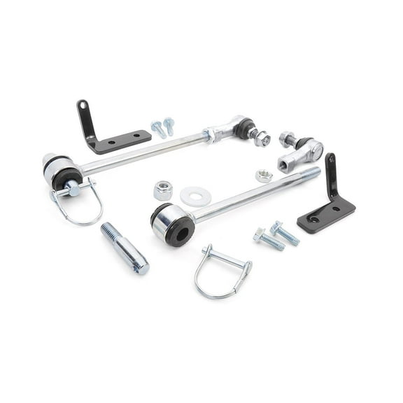 Rough Country Front Sway Bar Disconnects for 2007-2018 Jeep JK | 3.5-6" - 1146
