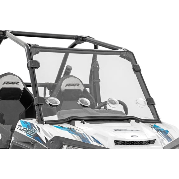 Rough Country Front Vented Full Windshield for 16-18 Polaris RZR 1000 - 98241810
