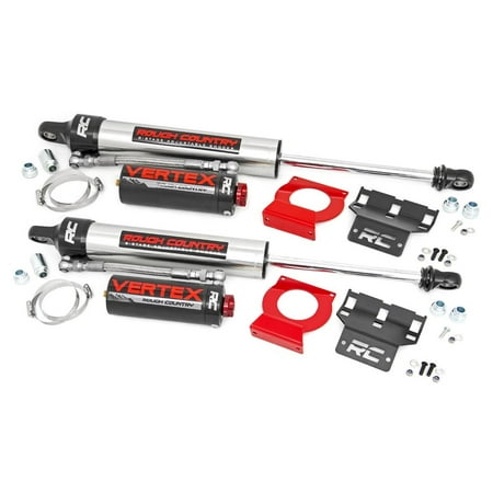 Rough Country Front Vertex Reservoir Shock Absorbers (fits) 2018-2020 Jeep Wrangler JL | 3.5-6.5" Lift | 689007