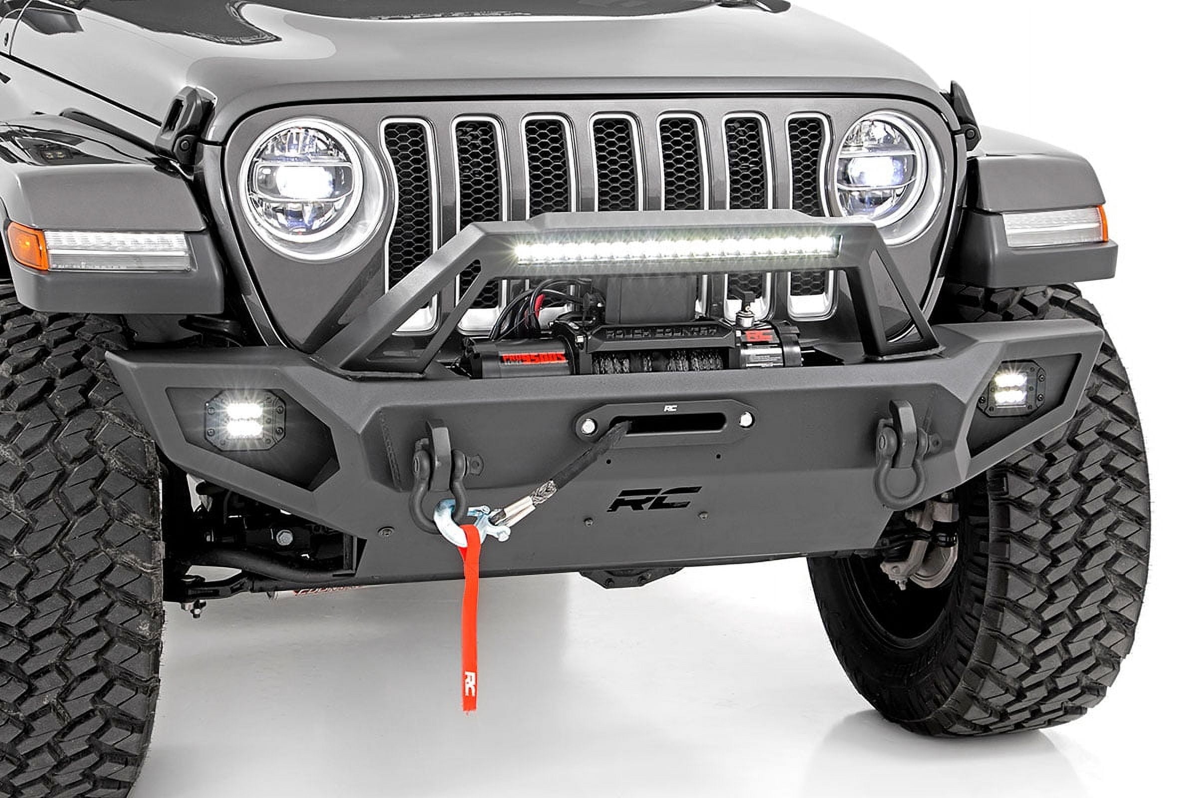 Rough Country Front Bumper for Jeep Wrangler JK/JL & Gladiator JT ...
