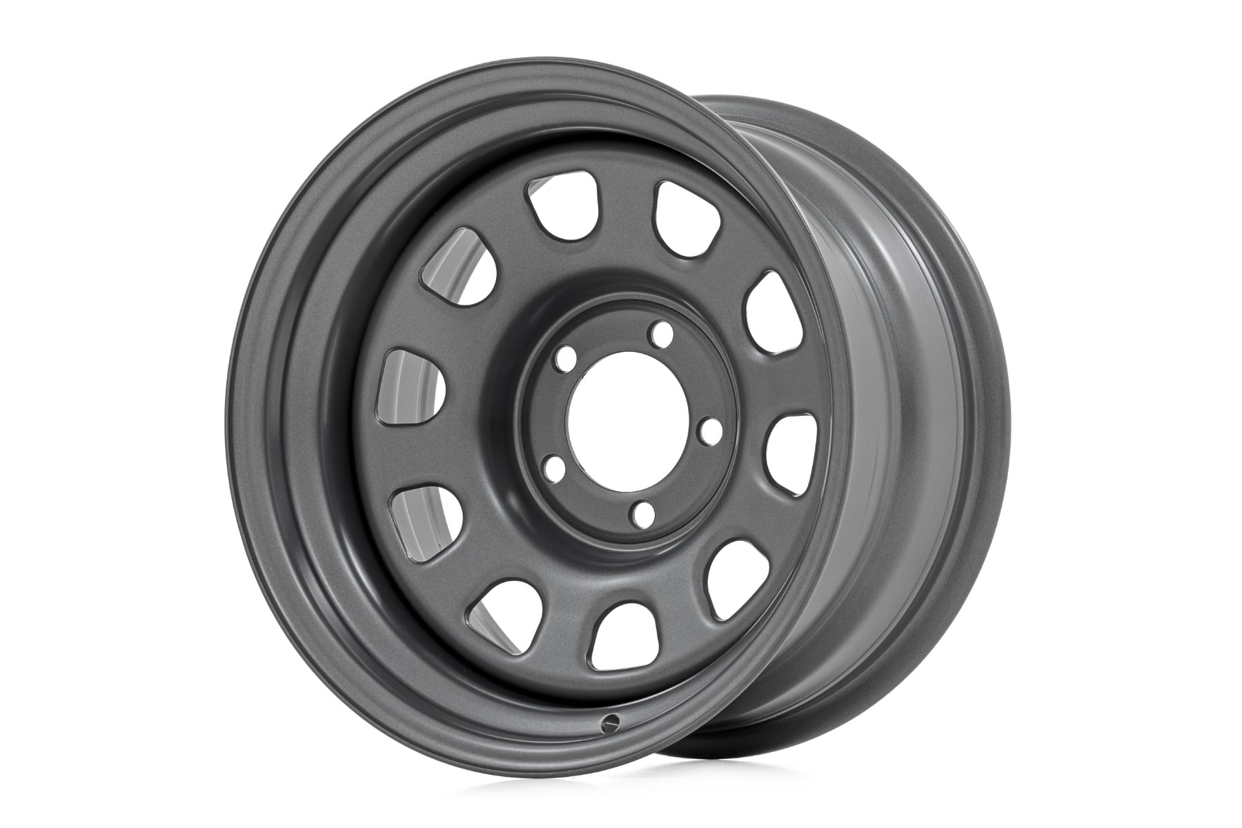 Rough Country Gray Steel Wheel | 15x8 | 5x4.5 | -19mm - RC158545G
