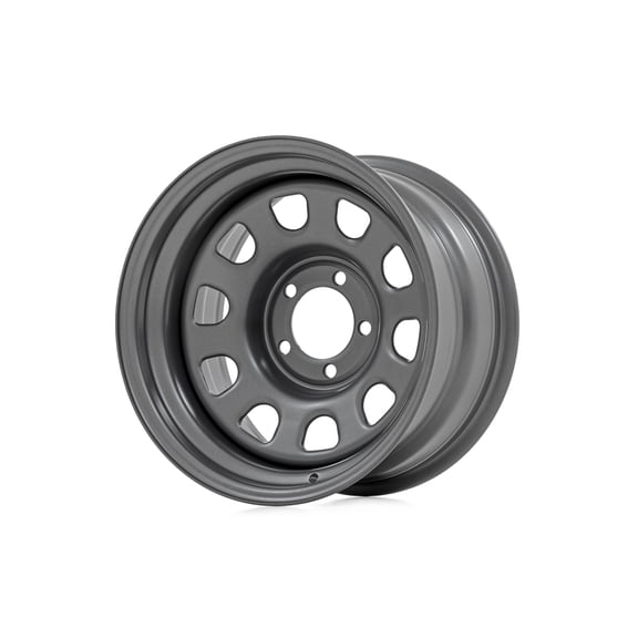 Rough Country Gray Steel Wheel | 15x8 | 5x4.5 | -19mm - RC158545G
