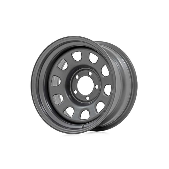 Rough Country Gray Steel Wheel | 16x8 | 6x5.5 | -12mm - RC51-6883G