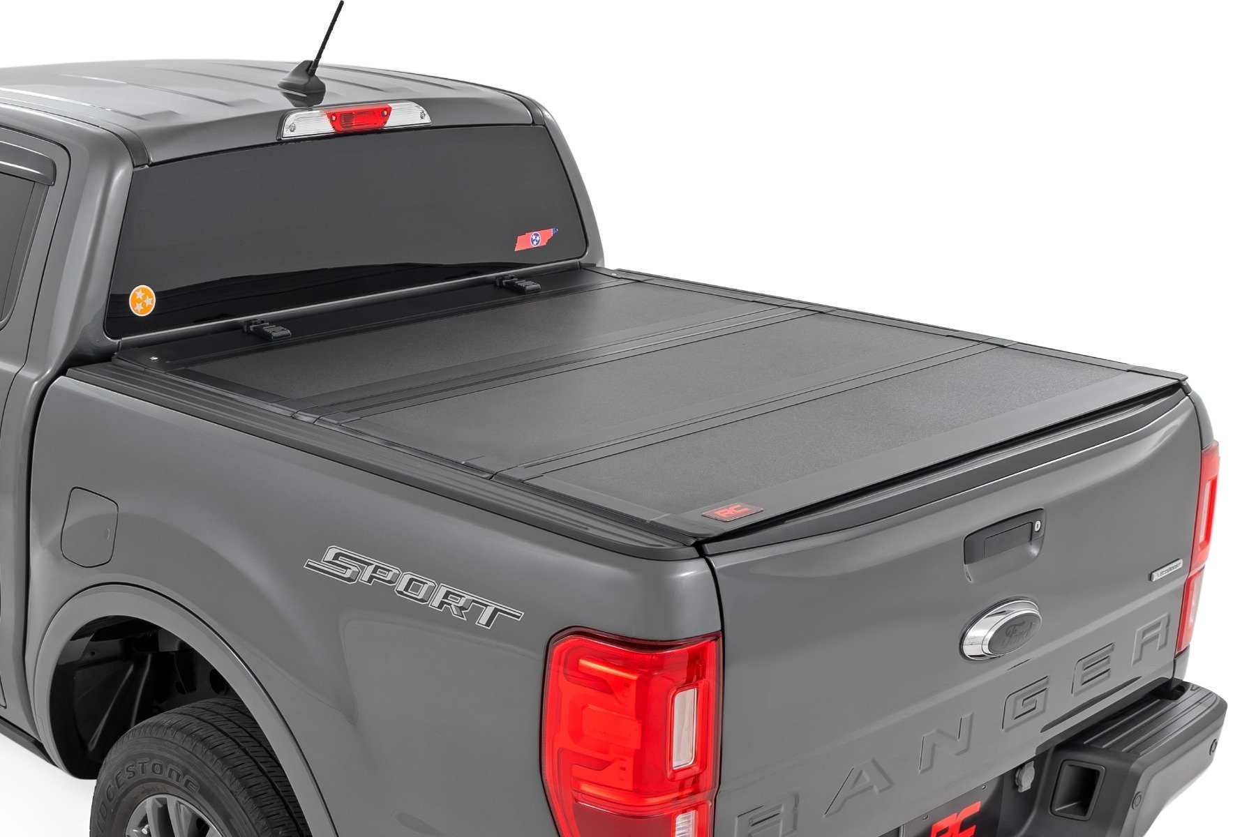 Rough Country Hard Flip-Up Bed Cover for 2019-2023 Ford Ranger | 6' - 49220600