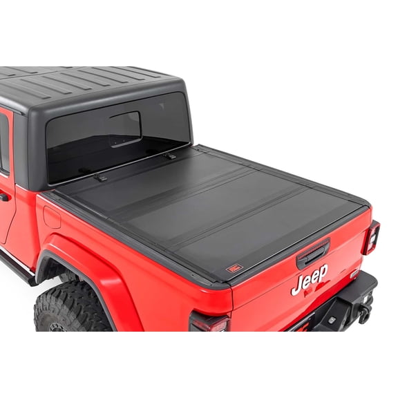 Rough Country Hard Flip-Up Bed Cover for 2020-2026 Jeep Gladiator JT - 49620500