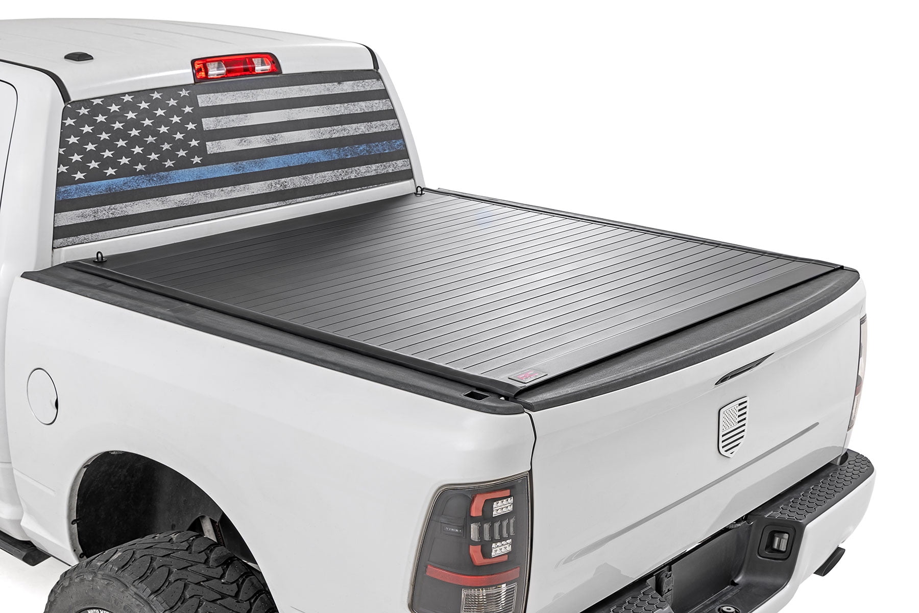 Rough Country Hard Roll-Up Bed Cover for 2009-2018 Ram 1500 | 5'7" - 50319550