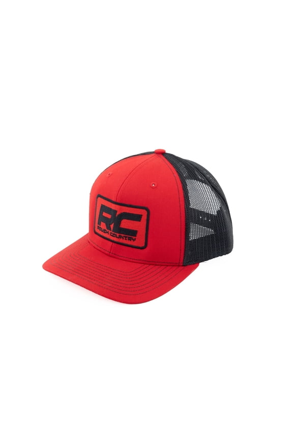 Hat | Rough Country Patch | Black/Red | Richardson 112 - 84127