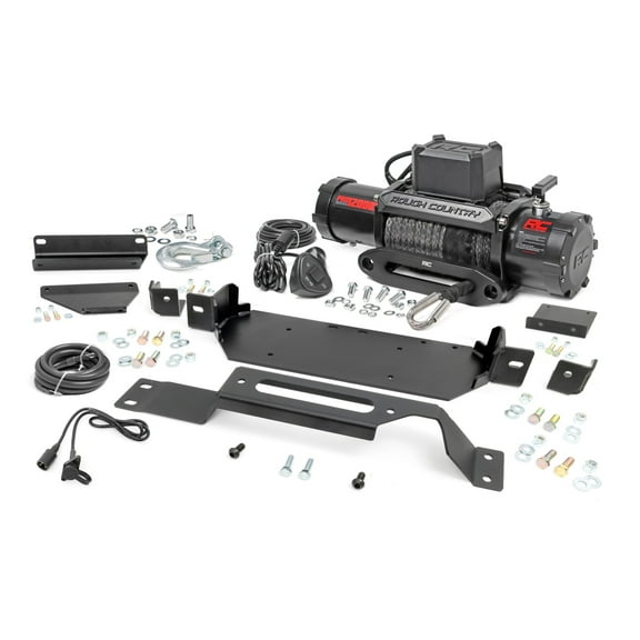Rough Country Hidden Winch Kit w/PRO12000S for 20-22 Ford Super Duty - 51127 Fits select: 2020-2022 FORD F250