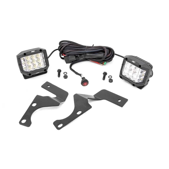 Rough Country LED Ditch Light Kit for 2010-2024 Toyota 4Runner | OSRAM - 70793