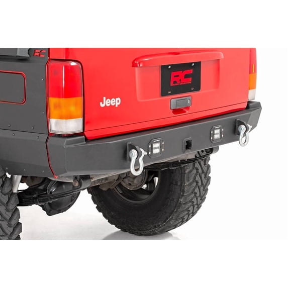 Rough Country LED Rear Bumper for 1984-2001 Jeep Cherokee XJ 2WD/4WD - 110504