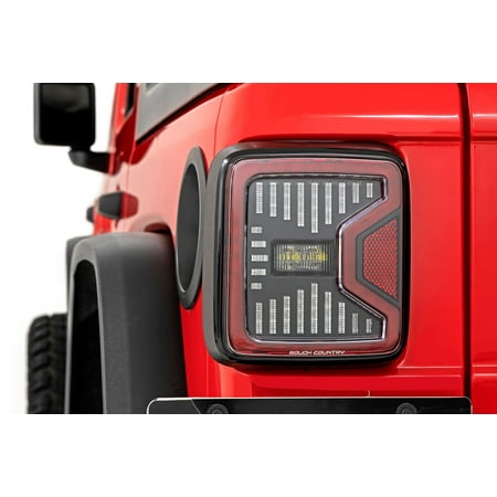Rough Country LED Tail Lights for 2018-2026 Jeep Wrangler JL - RCH5900